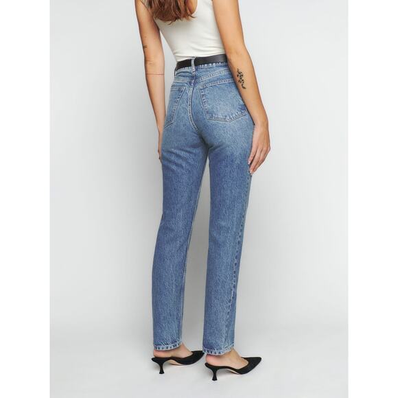 Reformation Blue Straight Leg Jeans - Picture 3 of 12